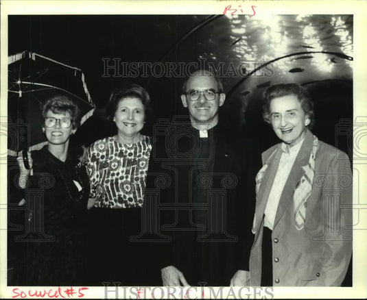 1993 Press Photo Benefactors attending the Catholic Charities Fund Raising Event - Historic Images