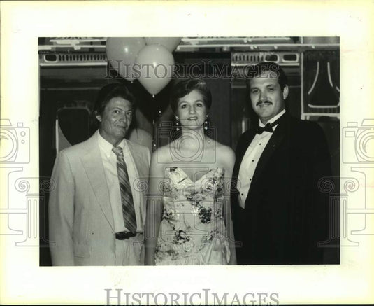 1991 Press Photo Kenner Y.M.C.A. attendees, Joe Sirgo, Debbie & Keith Johnson - Historic Images