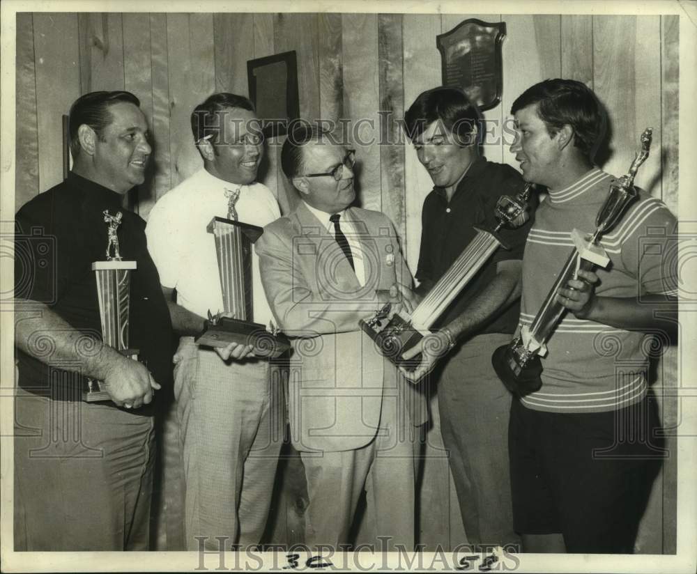 1969 Dan Kenny and other winners of Sports Association gold tourney-Historic Images