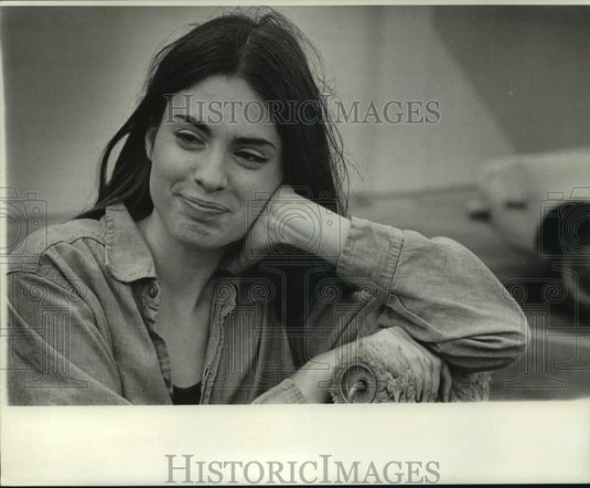 Press Photo Pat Jessee, from Dayton, Ohio, graduate of the Dayton Art Institute - Historic Images