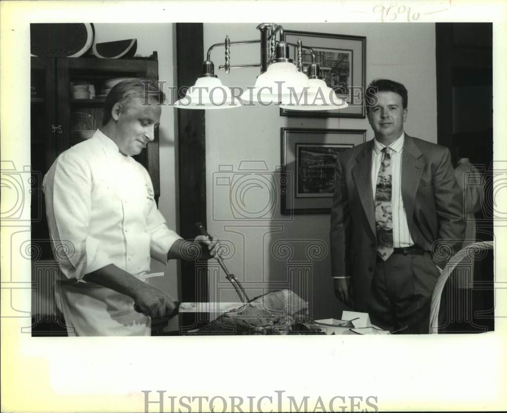 1991 Press Photo Kim Kringlie, Ken LaCour at St. Paul&#39;s School Patron&#39;s Party - Historic Images