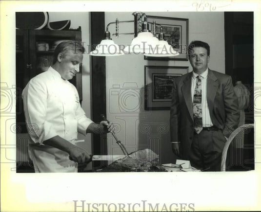 1991 Press Photo Kim Kringlie, Ken LaCour at St. Paul's School Patron's Party - Historic Images