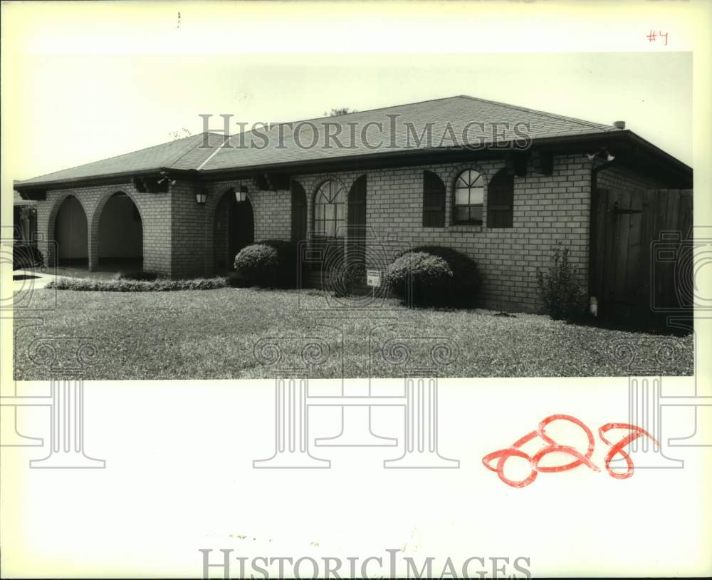 1989 Press Photo Real estate, 3920 Briant Drive, Marrero - Historic Images