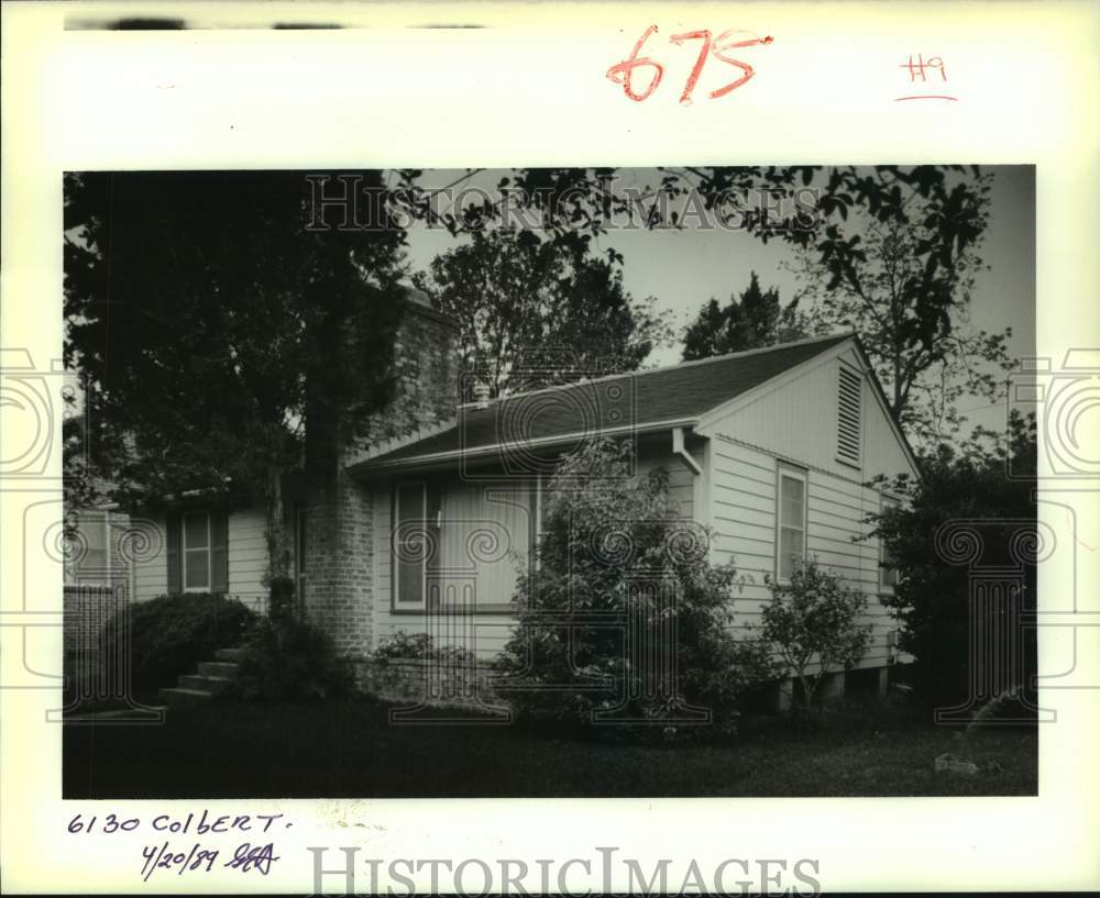 1989 Press Photo New Orleans-Housing at 6130 Colbert - Historic Images