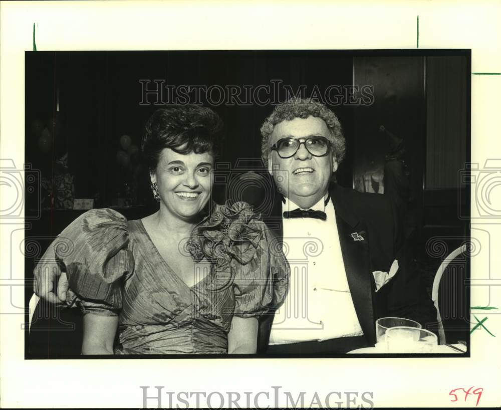 1989 Press Photo Marie Kernion, Timmy Scholl at Magnolia Ball - Historic Images