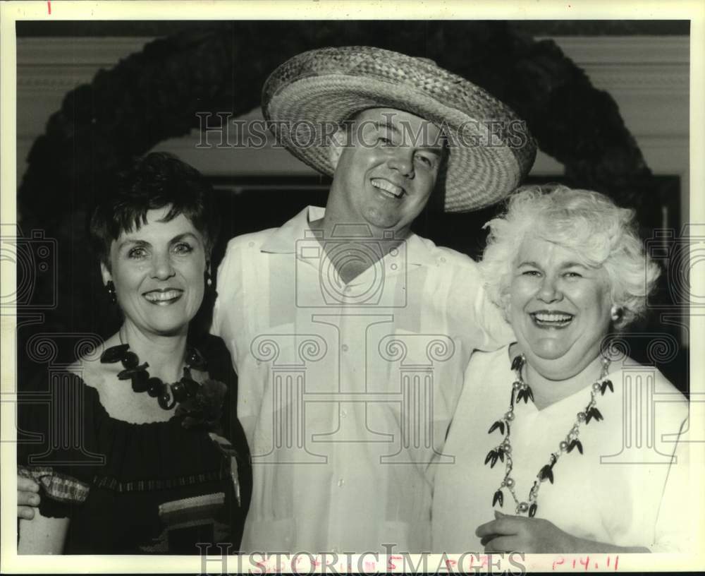 1993 Press Photo Susie Hoskins, Tim Trapolin, Pat Schonberg - Historic Images