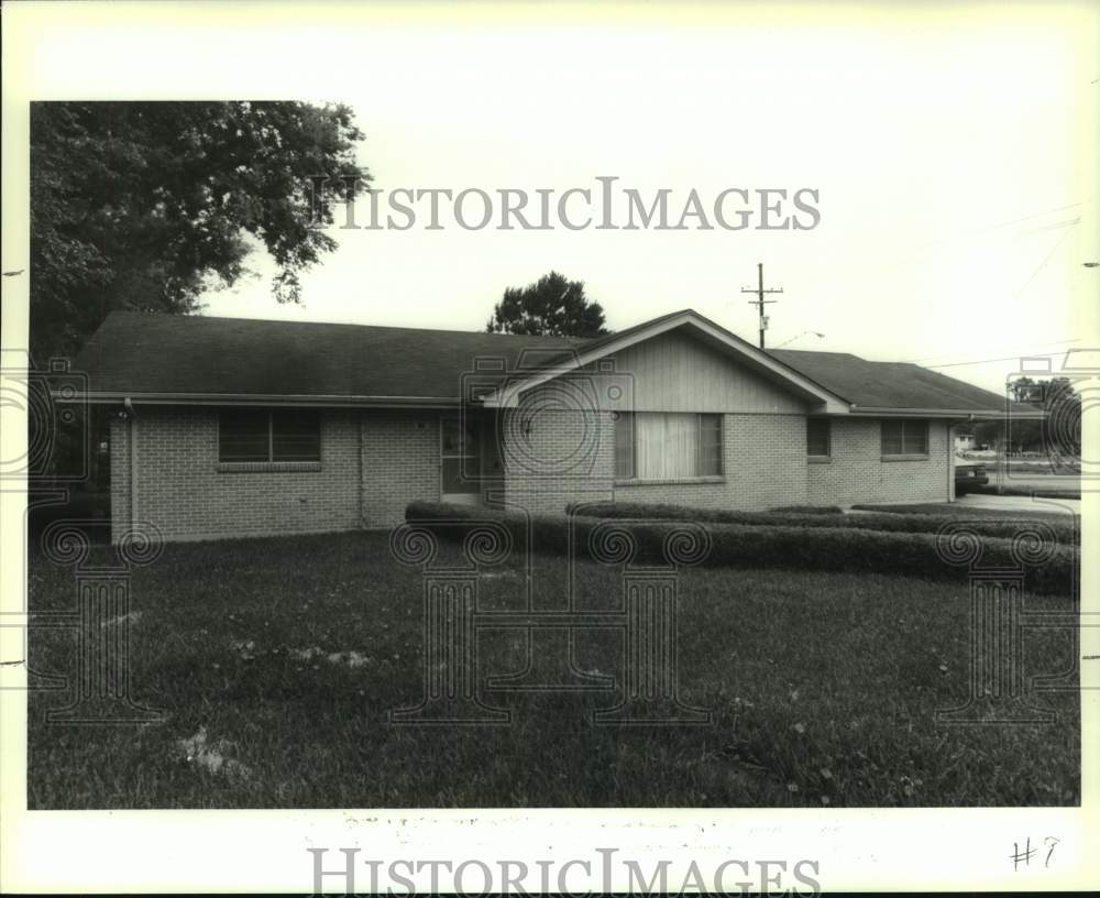 1991 Press Photo House at 974 Avenue C in Westwego - Historic Images