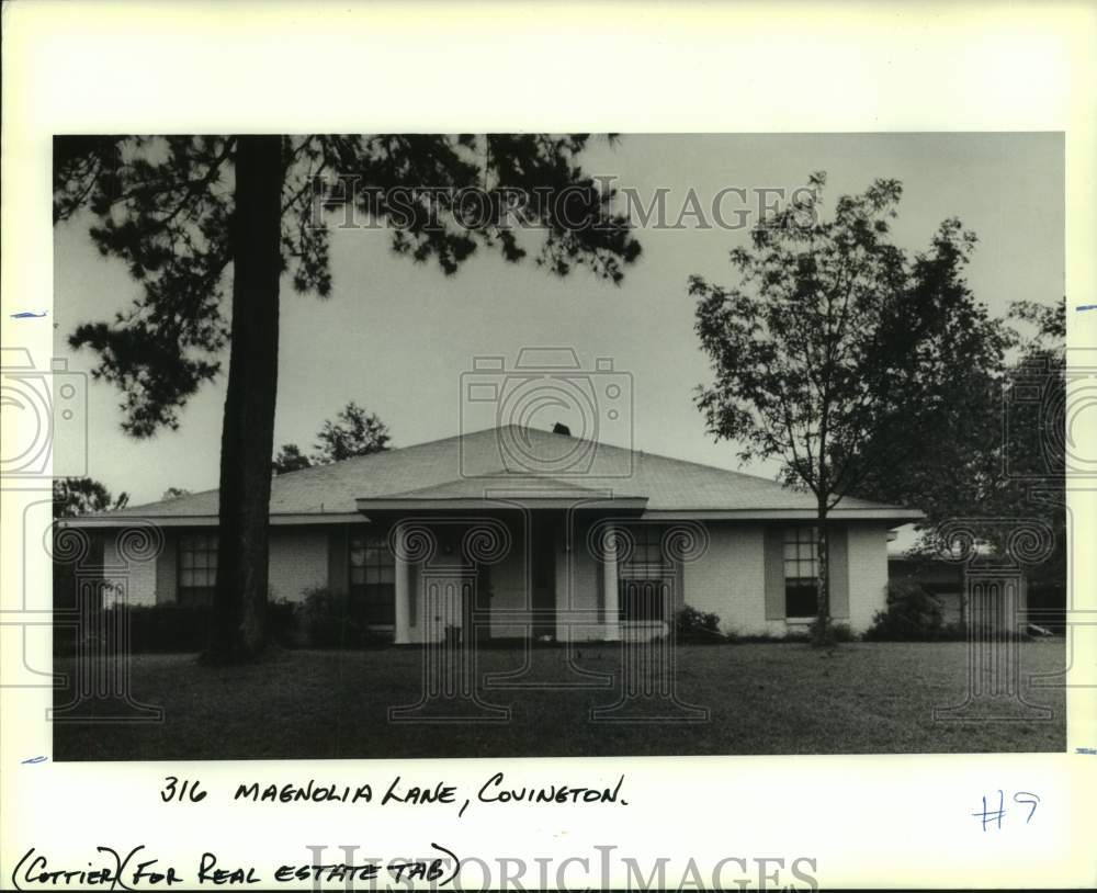 1991 Press Photo Real estate - 316 Magnolia Lane Covington - Historic Images