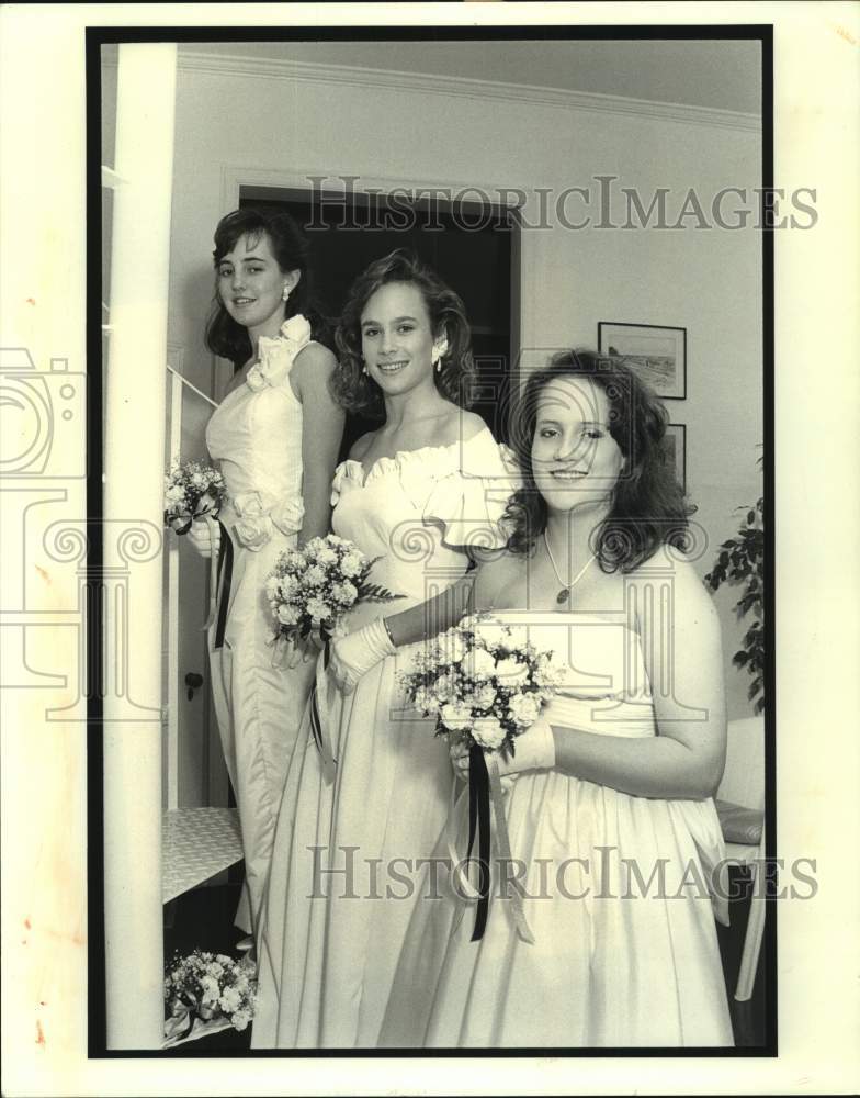 1989 Press Photo Les Pierrettes - Blake Howard, Barkley Abbott, Lydia Hardie - Historic Images