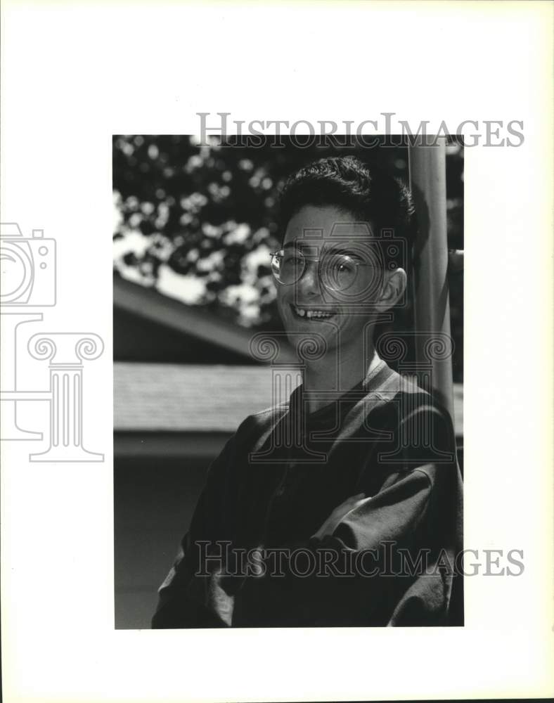 1993 Press Photo Nicholas Marshall named St. John Parish student of the year - Historic Images