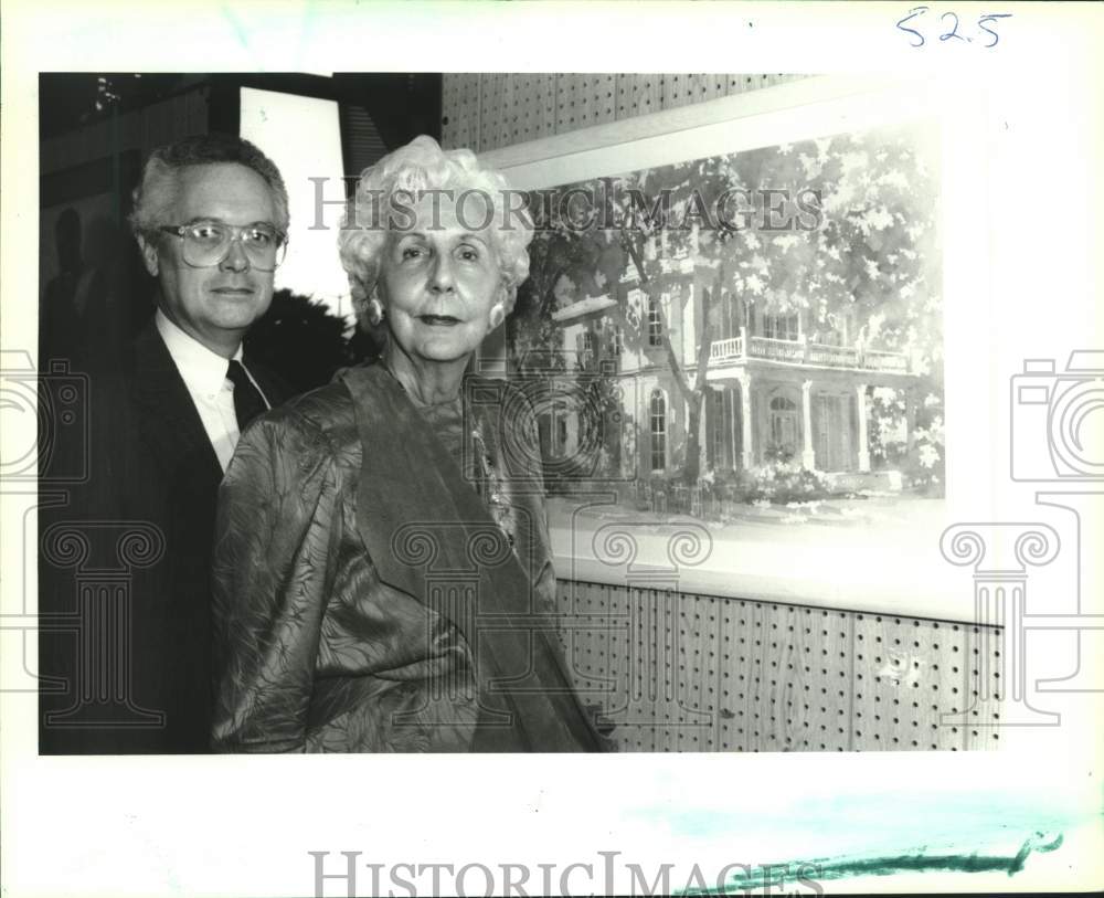 1992 Press Photo Jim Prigmore &amp; Naomi Marshall, members of New Orleans Art Assoc - Historic Images