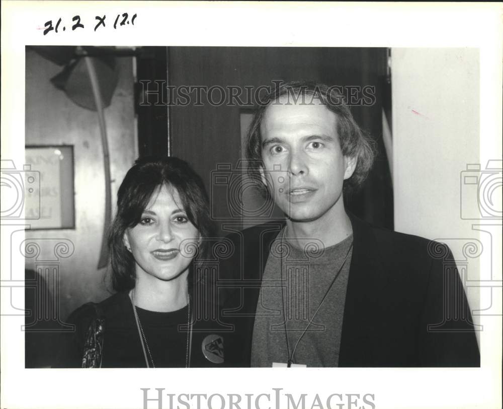 1993 Press Photo Marta with Dean Pascal at Film &amp; Video Party - Historic Images