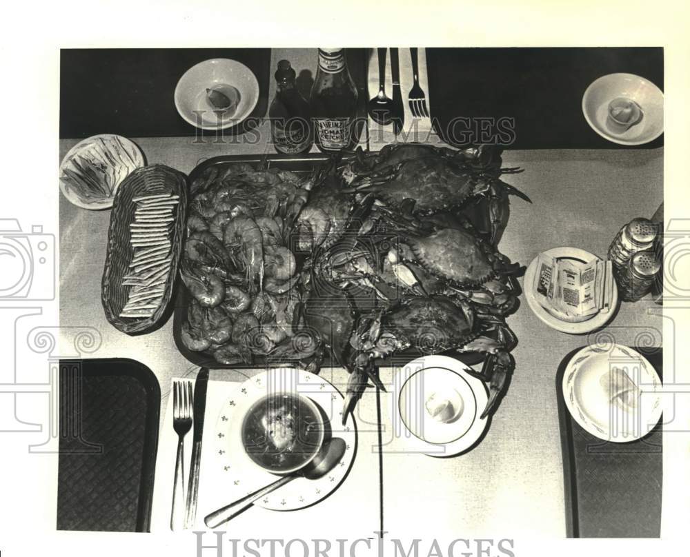 1986 Press Photo Sid Mar&#39;s restaurant Orpheum Ave. Bucktown - Historic Images