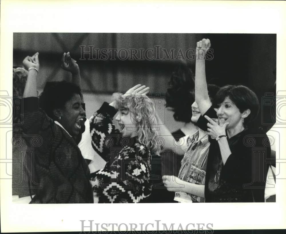 1991 Press Photo Livaudais Jr. High School &quot;Gifted and Talented Jamboree&quot; Champs - Historic Images