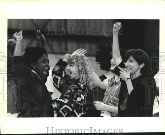 1991 Press Photo Livaudais Jr. High School "Gifted and Talented Jamboree" Champs - Historic Images