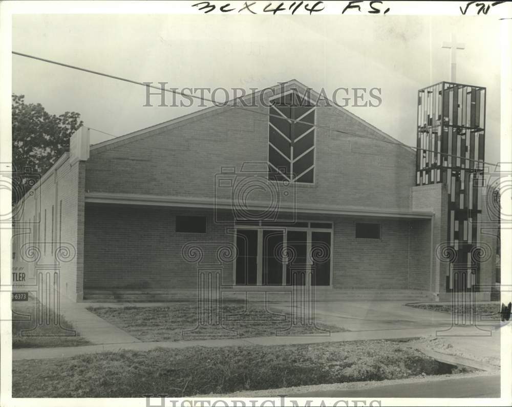 1974 Press Photo Little Zion Missionary Baptist Church, Kenner, Louisiana-Historic Images