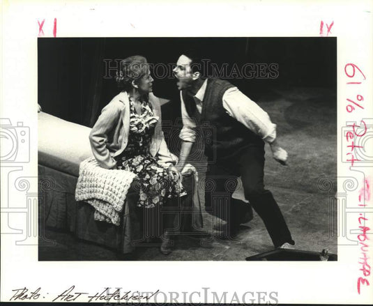 1991 Press Photo Actors in "The Glass Menagerie" of Le Petit Theater - Historic Images