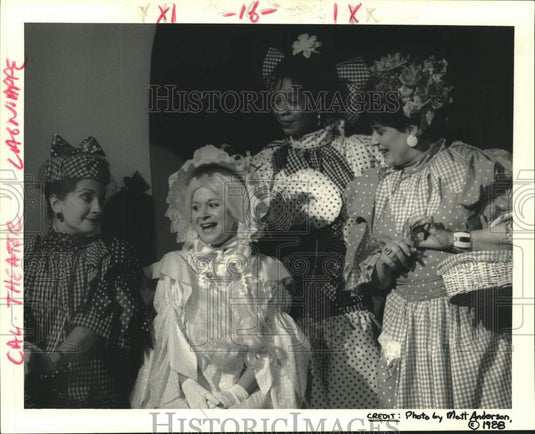 1988 Press Photo Cast of "Chicken Little" of Le Petit Theater - Historic Images