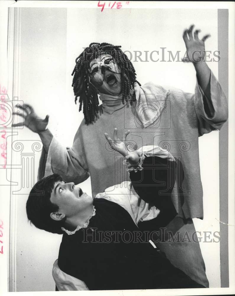 1987 Press Photo Androcles and the Lion, Le Petit Theatre actors - Historic Images