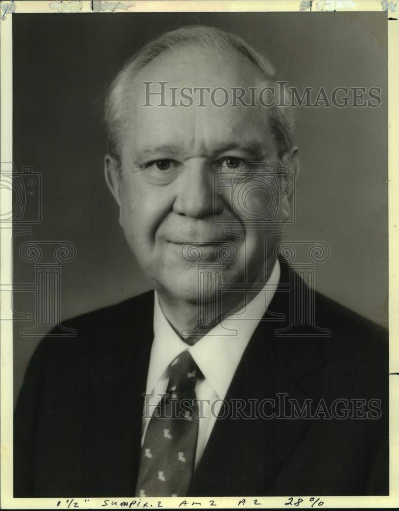 1986 Press Photo Senator Russell B. Long - Historic Images