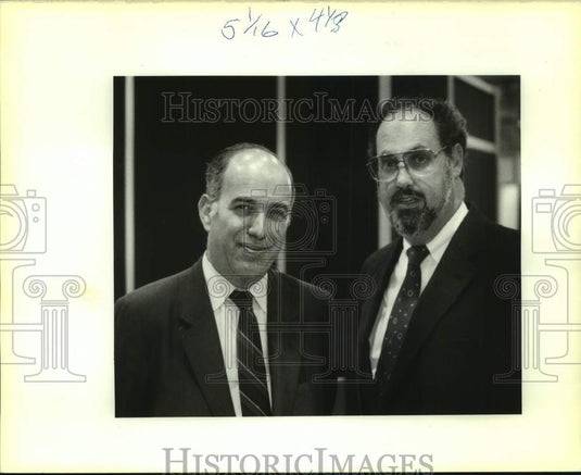 1988 Press Photo A. Michael Lipper & William E. Donohue- New Orleans Investment - Historic Images