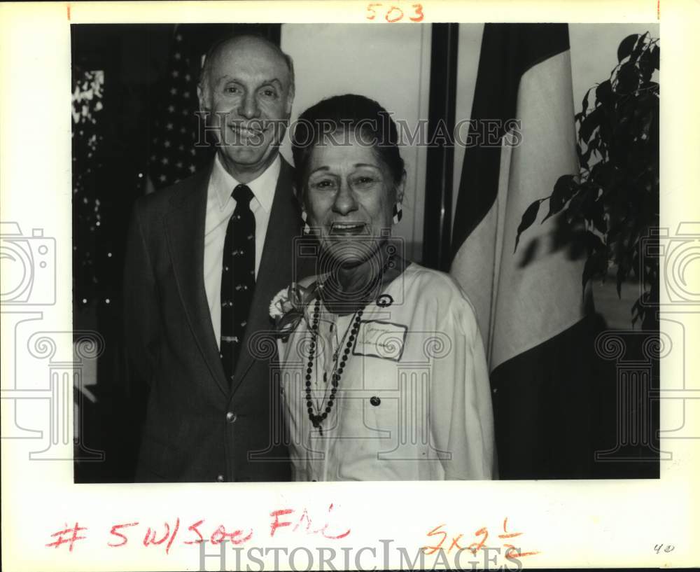 1991 Press Photo Al and Jayne Hennessey - Historic Images