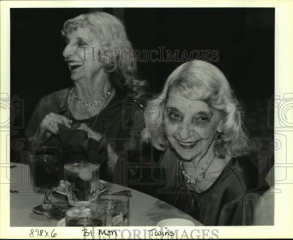 1993 Press Photo Alice Jones &amp; Jackie Kenison at VOA I Remember Mama&#39;s luncheon - Historic Images