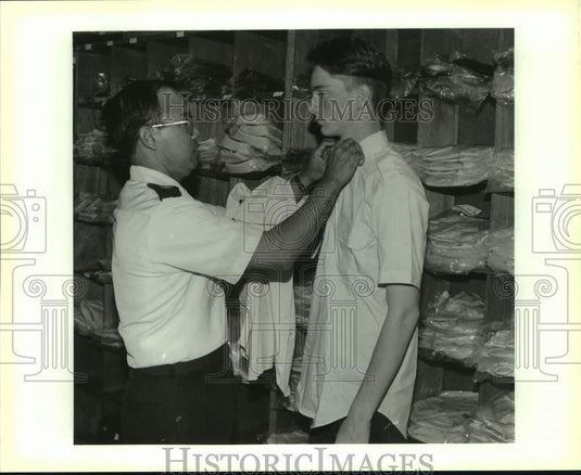 1993 Press Photo The newly formed R.O.T.C. program at Andrew Jackson high school - Historic Images