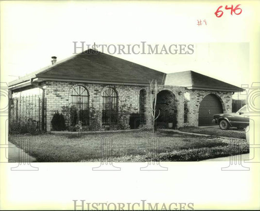 1989 Press Photo House on 3612 Karen Drive, Chalmette - Historic Images
