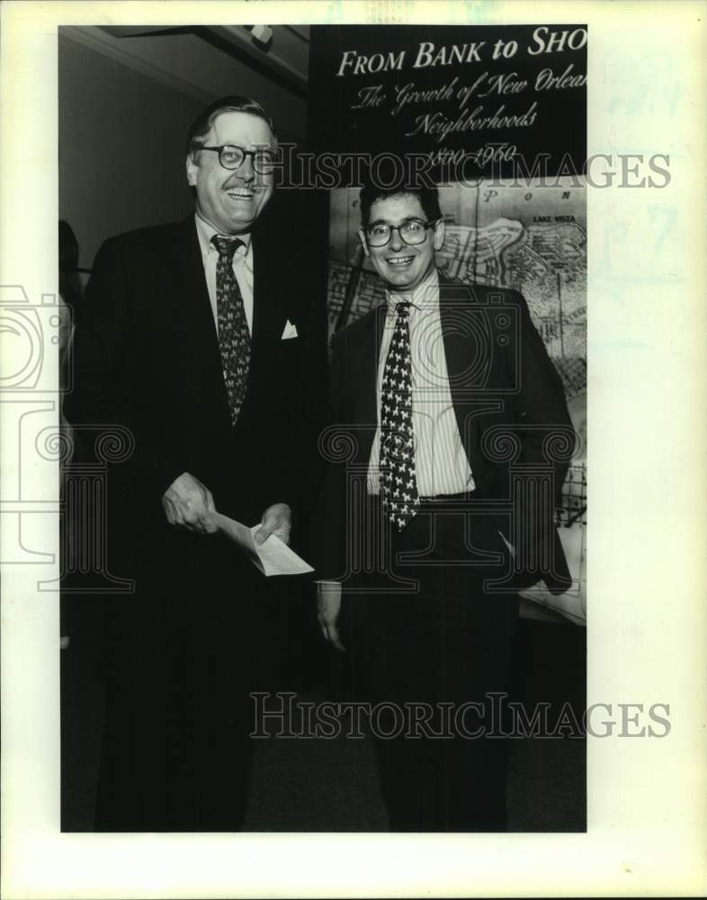 1994 Press Photo George Schmidt, John Magil at Historic New Orleans Collection - Historic Images