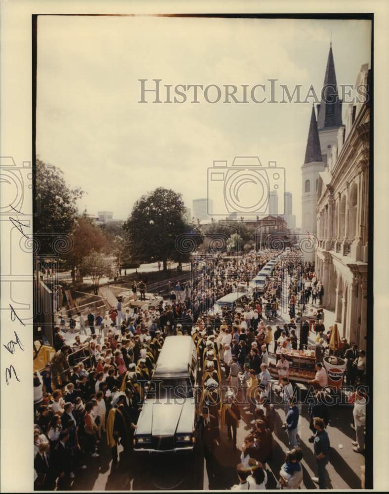 1989 Press Photo Ernest Morial Funeral - Historic Images