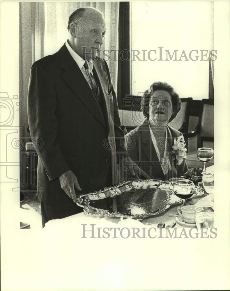 1987 Press Photo Mr. and Mrs. Rene Louapre - Historic Images