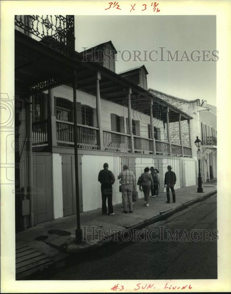 1989 Press Photo Madame&#39;s John Legacy at Dumaine between Royal and Chartres Sts. - Historic Images