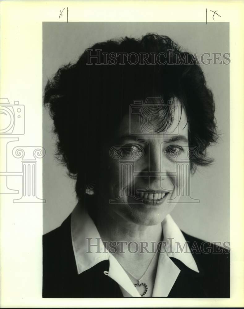 1990 Press Photo Dorothy Mahlum, president of East Jefferson Newcomers Club - Historic Images