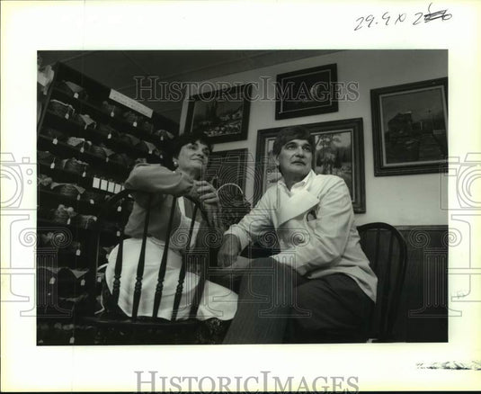 1992 Press Photo Patti & Rey Maddox, owners of Patti Pantry in Rivertown - Historic Images