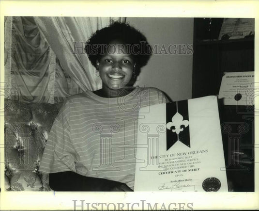 1988 Press Photo Keisha Mackie, student of McMain Secondary School - Historic Images