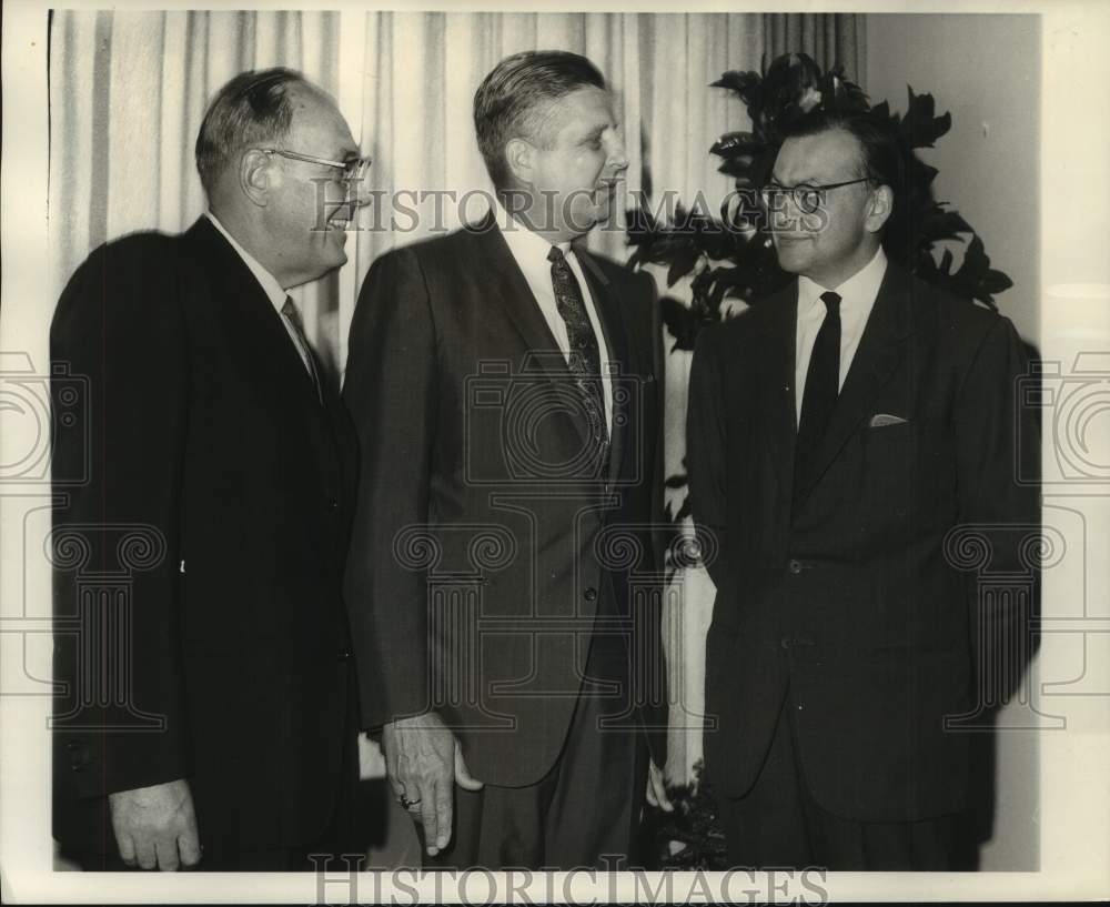 1968 Morris Maher, Edmond Lion &amp; William Roth at International House-Historic Images