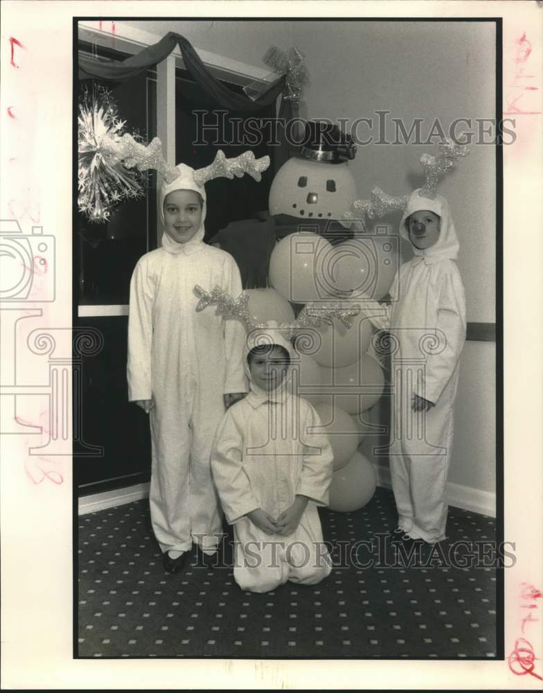 1990 Press Photo Eleanor Williams, Robert Smith Lupo, Adair Williams- Squires - Historic Images