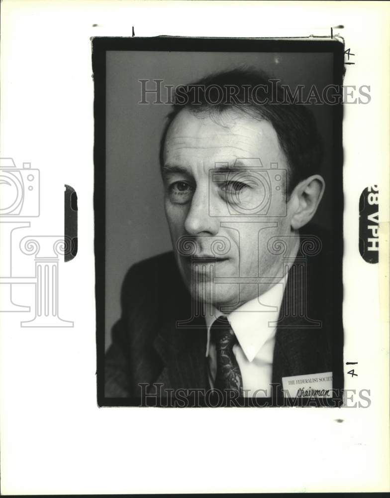 1990 Press Photo Sergei G. Lushikov at the Constitutional Conventions - Historic Images