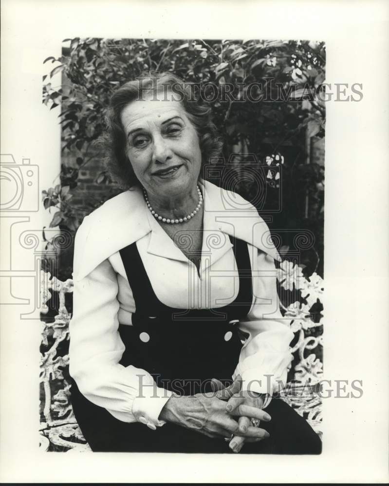 1976 Press Photo Mrs. Edward Ludwig, New Orleans Senior Citizen - Historic Images