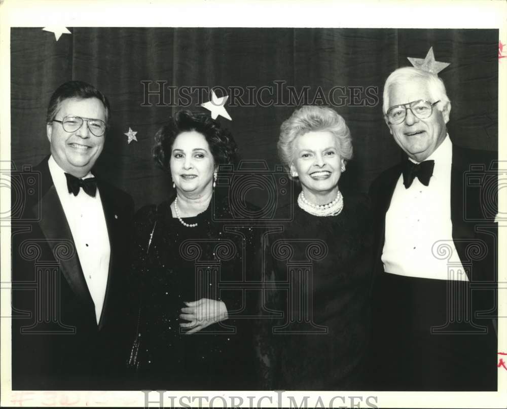 1991 Press Photo Attendees at the Odyssey Ball - Historic Images