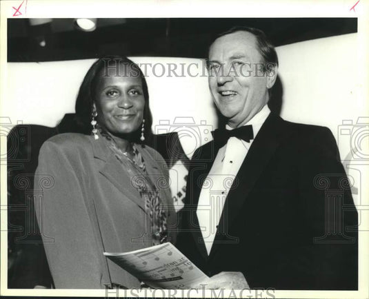 1993 Press Photo Marilyn Lundy and Harold Gorman at an event - Historic Images