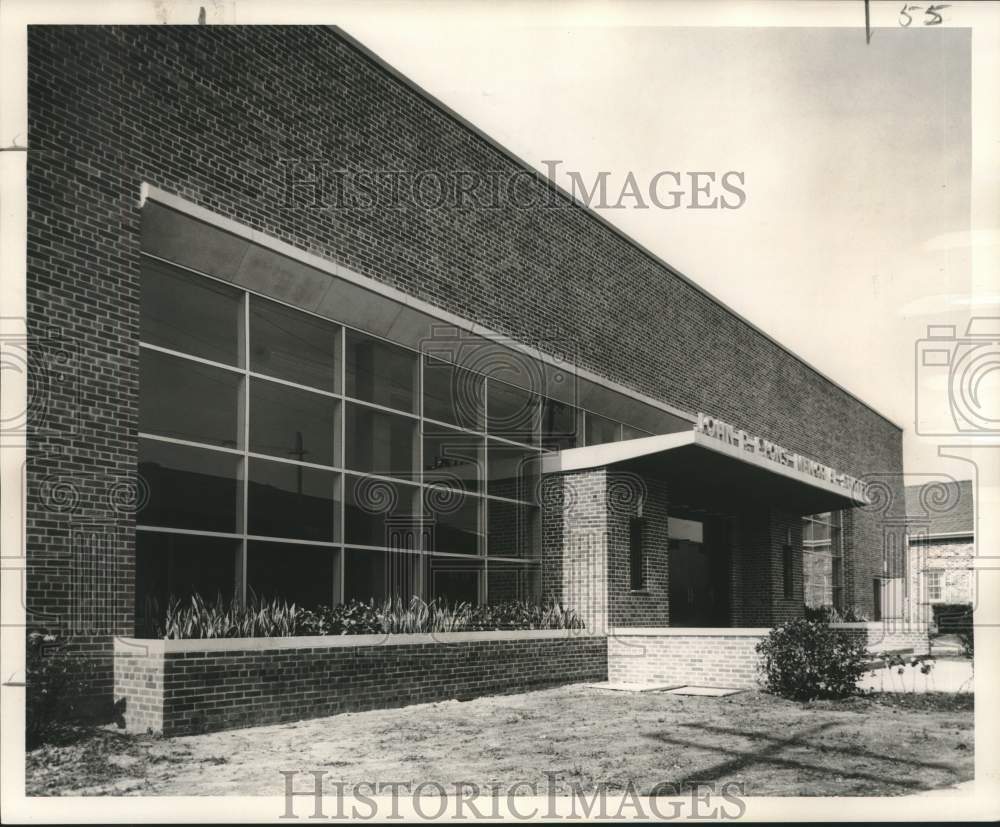 1954 Brick Exterior of John P. Lyons Memorial Recreation Center - Historic Images