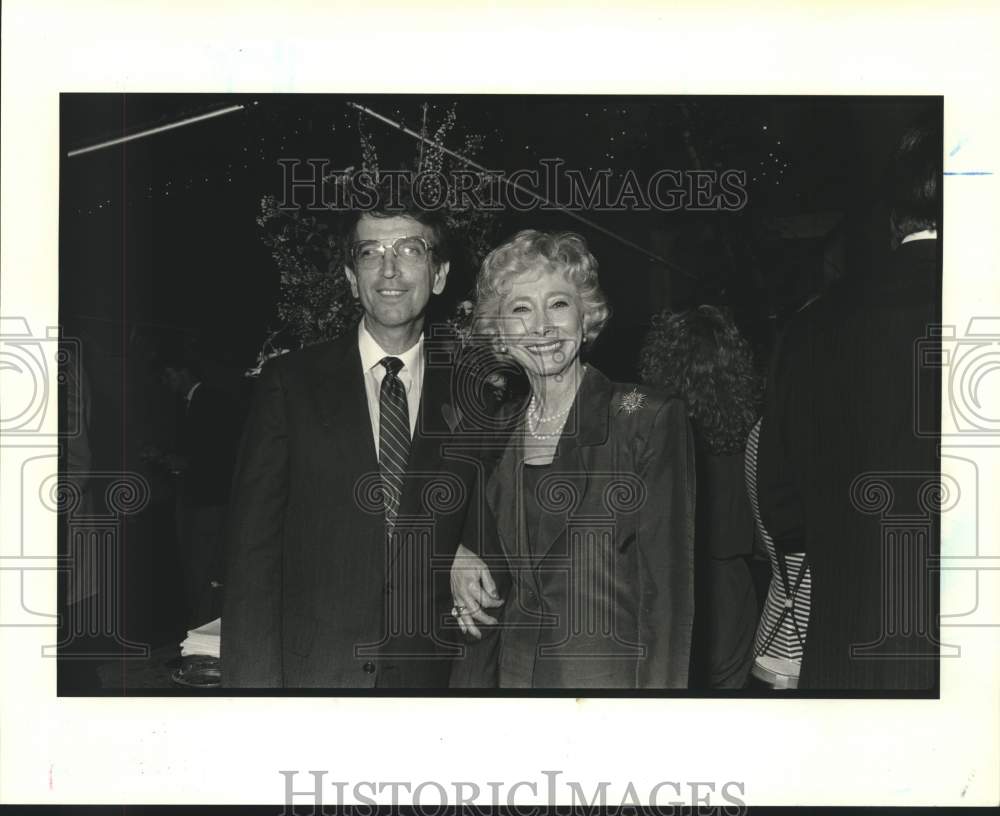 1989 Press Photo Dr. Arnold &amp; Freda Lupin at Heartrings Event - Historic Images