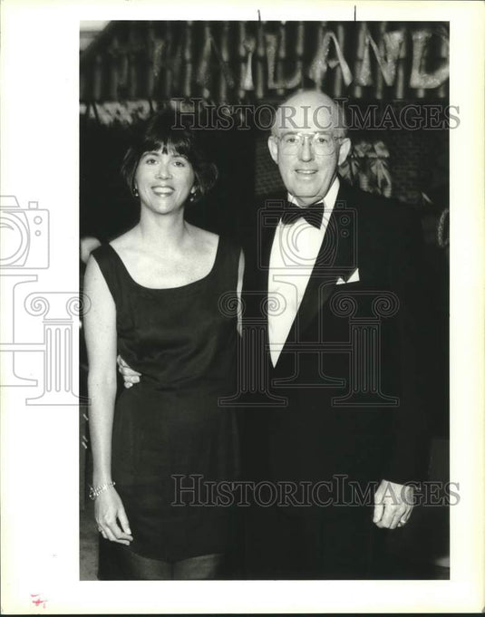 1993 Press Photo Liz Sloss, Ed Lupberger at Zoo To Do Event - Historic Images