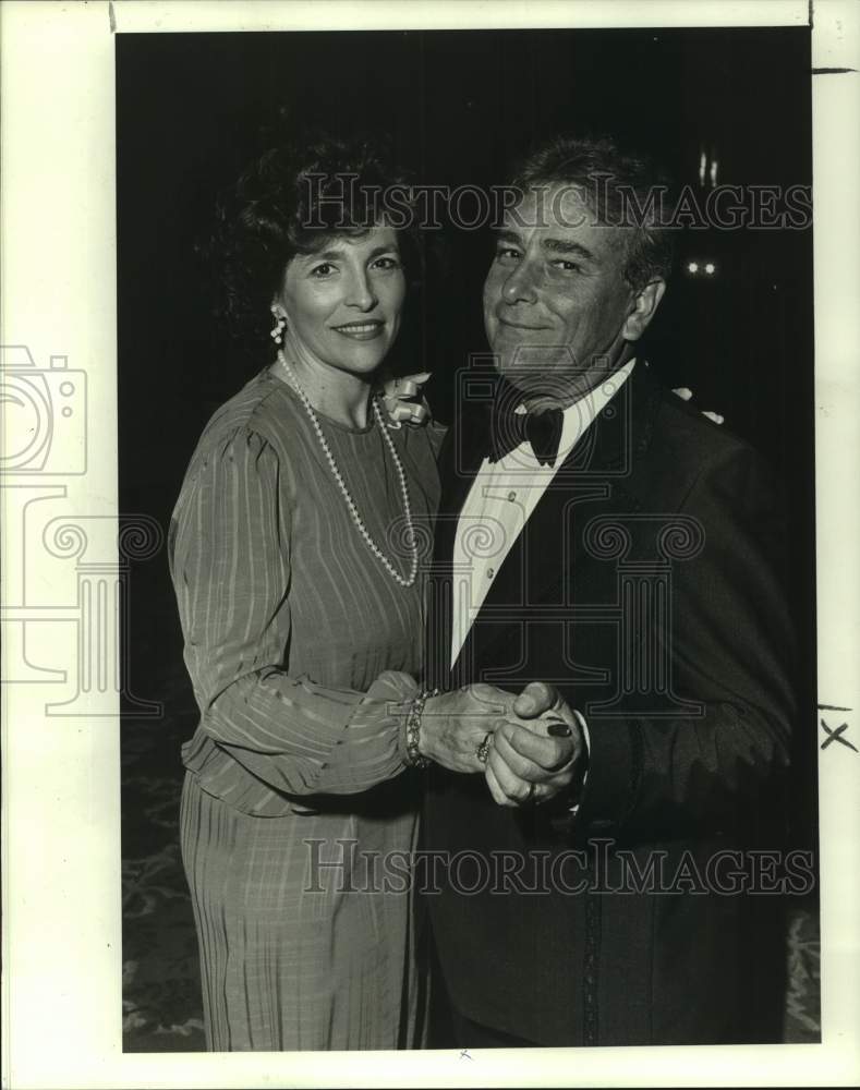 1988 Press Photo Marilyn &amp; Joe Marino of New Orleans at St. Joseph Banquet - Historic Images