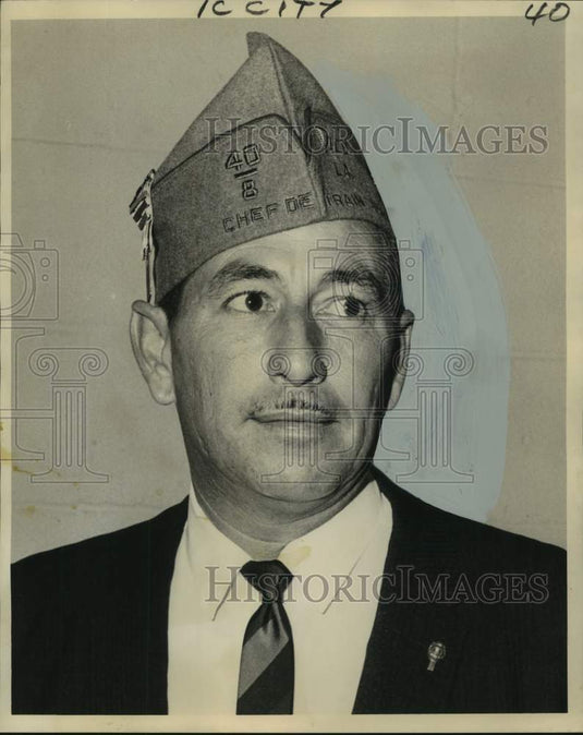 1964 Alfred Leonard, chef de gare of Voiture No. 108, Forty & Eight - Historic Images