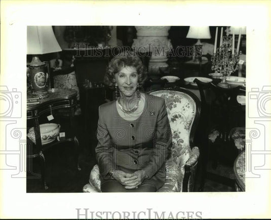 Press Photo The Manheim Gallereies-Single shot of Audrey Manheim - Historic Images