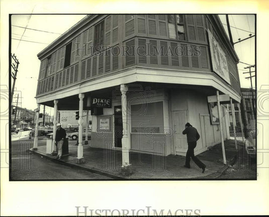 Press Photo Dixie Beef Shop on Magazine Street - Historic Images