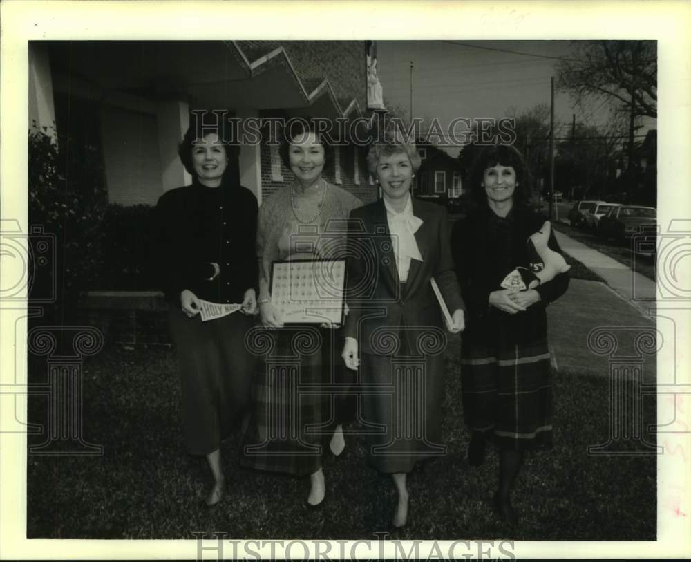 1989 Press Photo Noo Nee Brooks, Bonny Maloney, Barbara Stapp and Bonnie Cook - Historic Images